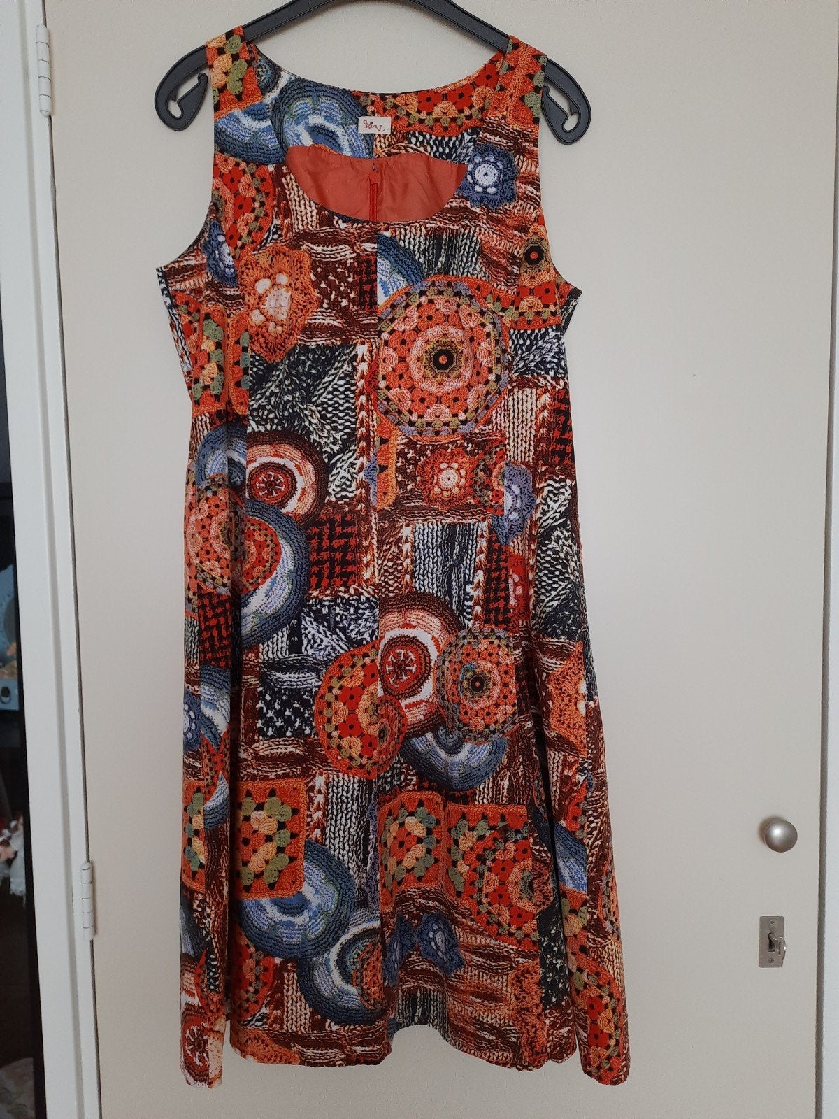 Heart jurk/overgooier XL/12 maat 40, Kleding | Dames, Jurken, Maat 38/40 (M), Verzenden, Heart, Oranje