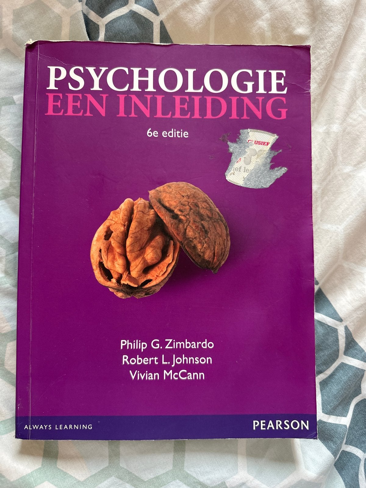 Psychologie: Een Inleiding - 6e editie Zimbardo, Ophalen of Verzenden, Alpha, Gelezen, HBO