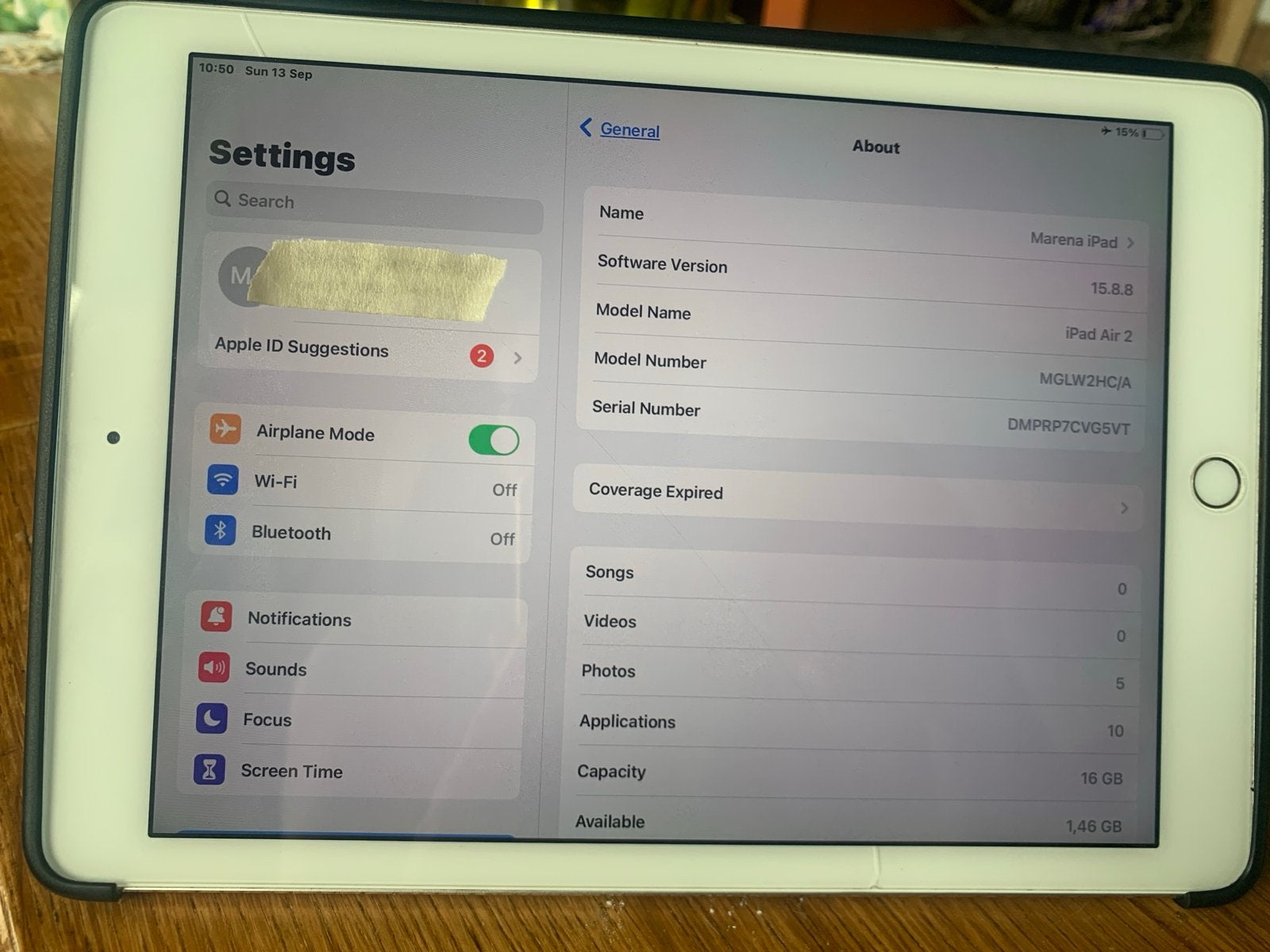 Apple iPad Air 2 16GB Wi-Fi - Zo goed als nieuw, Computers en Software, Apple iPad Air, Zo goed als nieuw, 16 GB, Wi-Fi