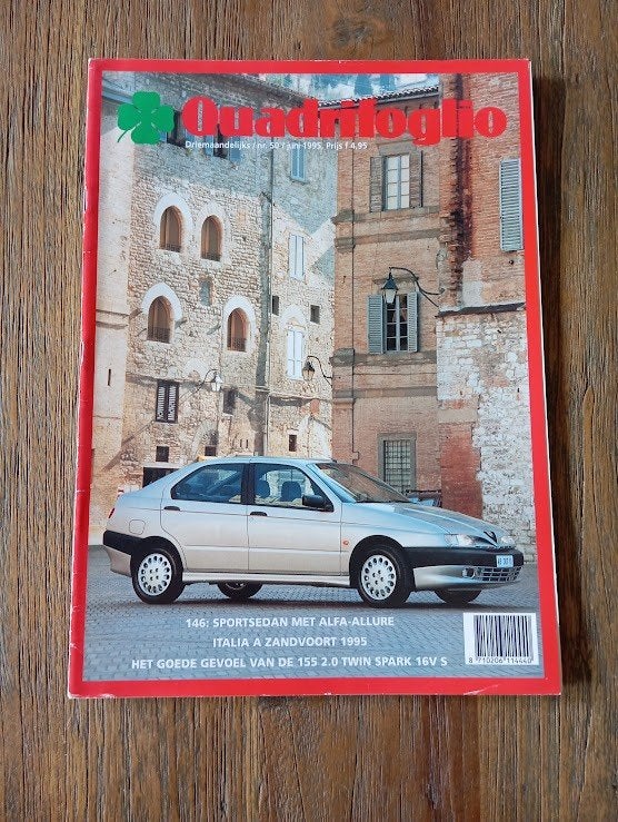 Alfa Quadrifoglio nr. 50 o.a. 155 2.0 Twin Spark 16 V S, Verzenden, Zo goed als nieuw, Alfa Romeo