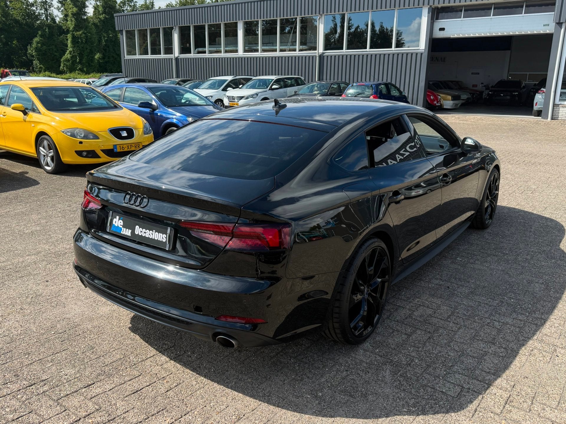 Audi A5 SPORTBACK 2.0 TFSI MHEV Design Pro Line Plus, Gebruikt, Euro 6, 1984 cc, Leder en Stof