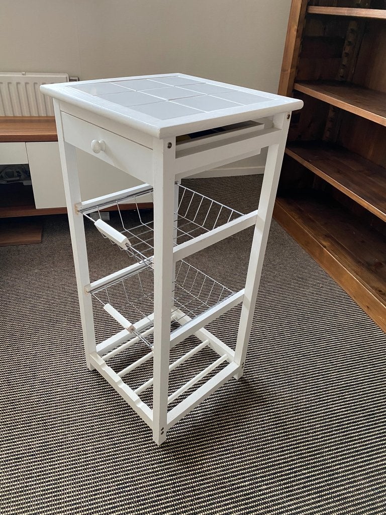 Keukenkastje multifunctioneel wit, Ophalen, Minder dan 50 cm, Wit, Zo goed als nieuw