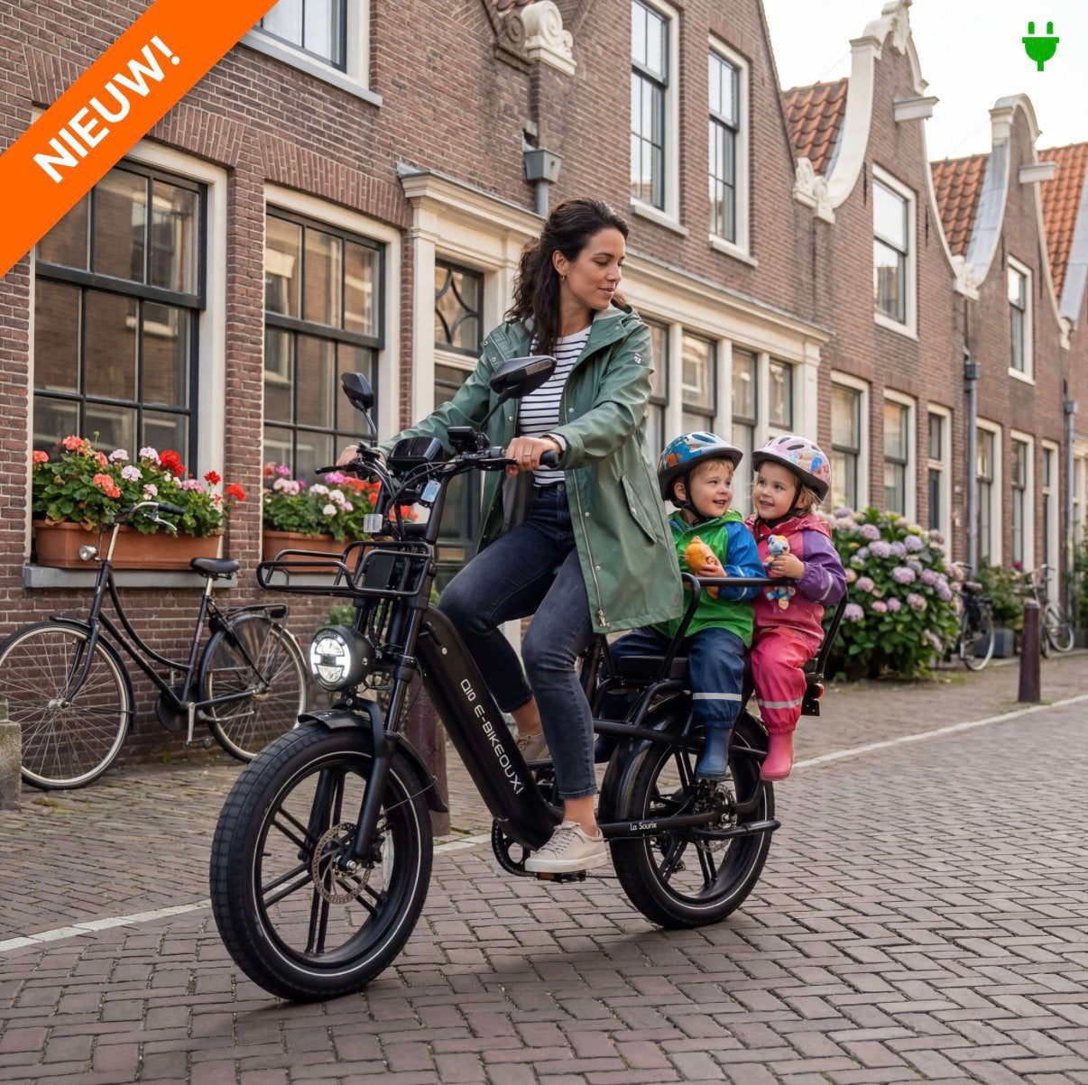NIEUWE OUXI Q10 LONGTAIL 2027 FATBIKE MET APP & BLEUTOOTH, 59 cm of meer, Ophalen, Nieuw, Overige merken