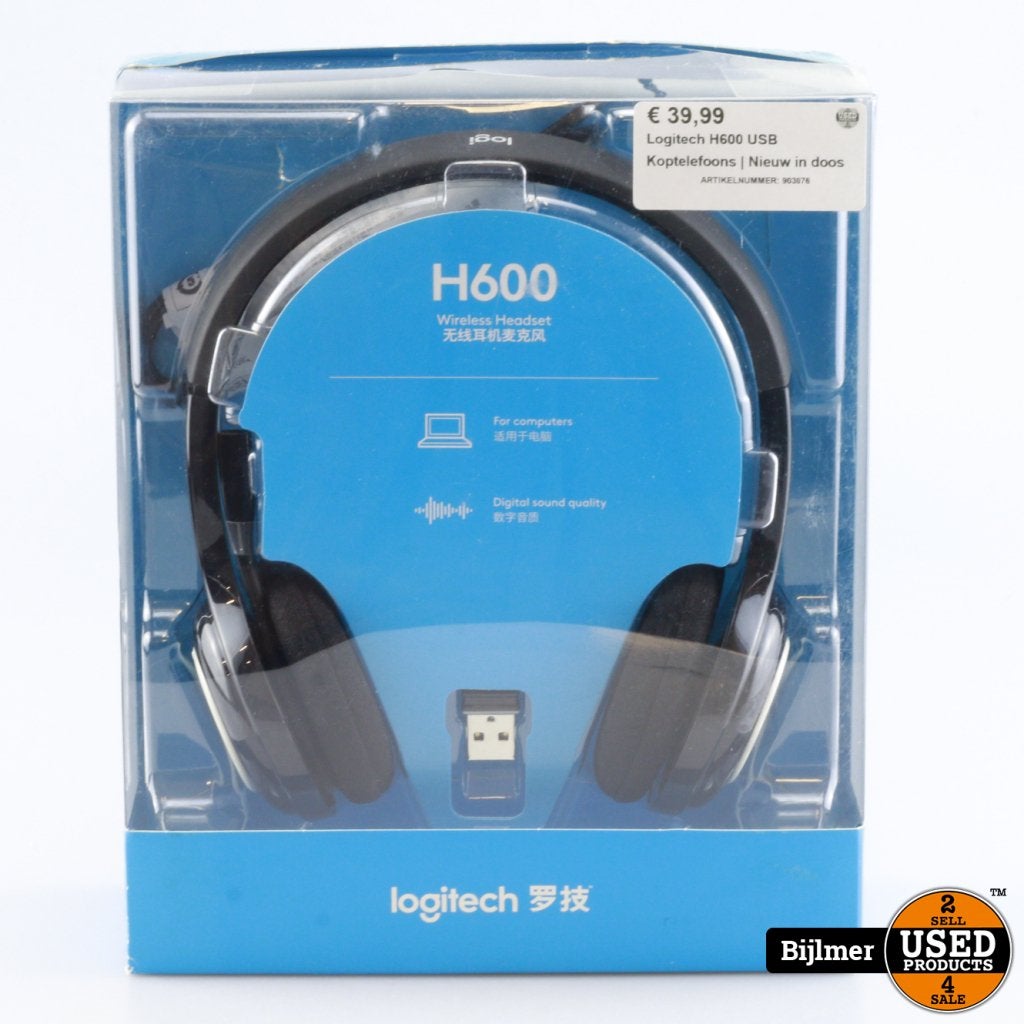 Logitech H600 USB Koptelefoons | Nieuw in doos, Logitech, Gebruikt, Support@logitech.com, EPFL - Quartier de l'Innovation
Daniel Borel Innovation Center
1015 Lausanne
Switzerland