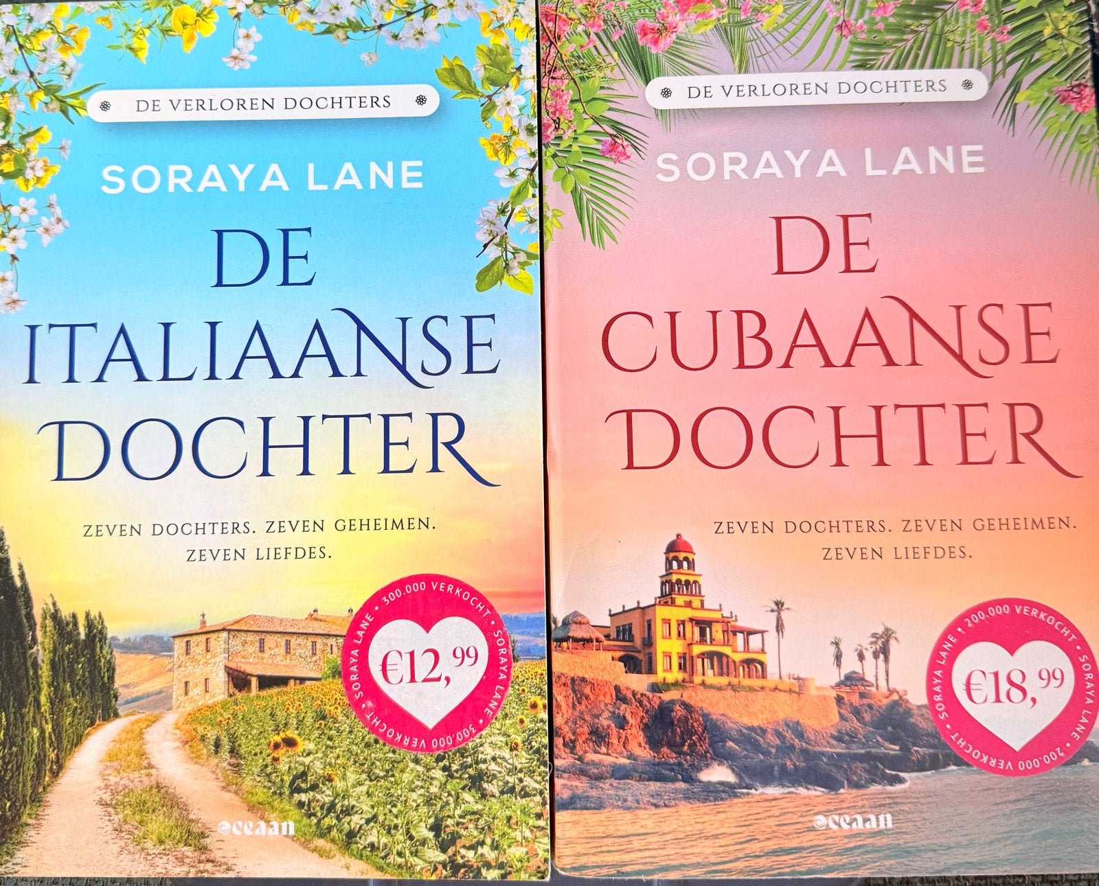 De Italiaanse Dochter & De Cubaanse Dochter - Soraya Lane, Ophalen of Verzenden, Zo goed als nieuw, Nederland