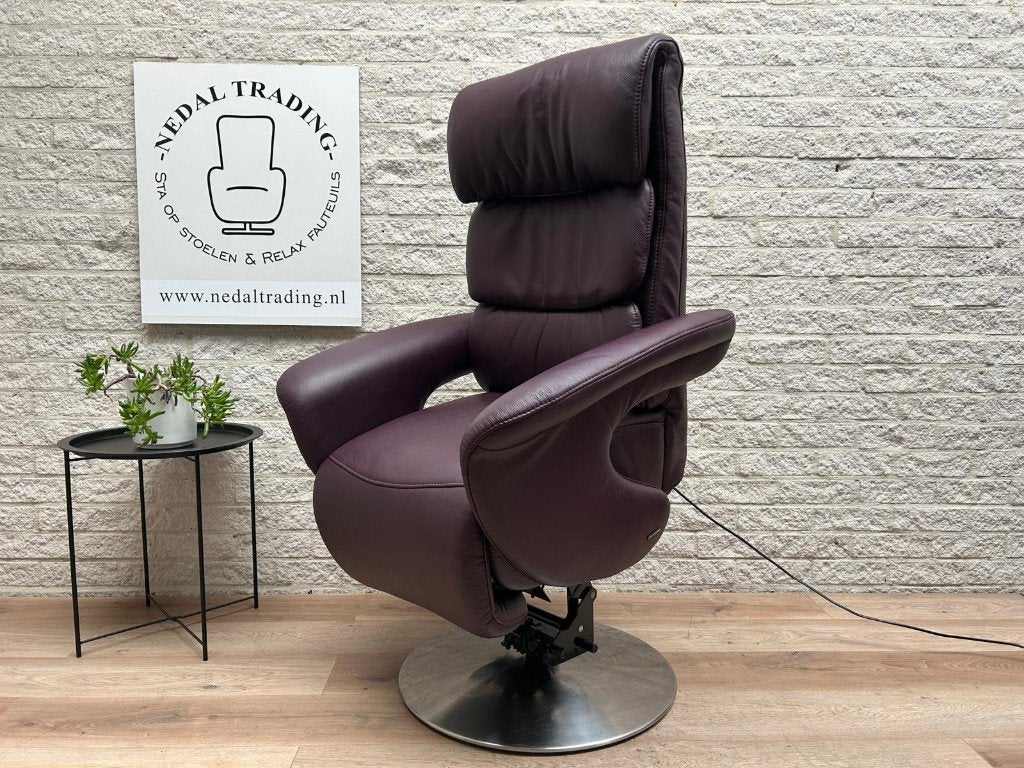 Himolla sta op stoel relax fauteuil Medium staopstoel, N, N, Leer, Ophalen of Verzenden
