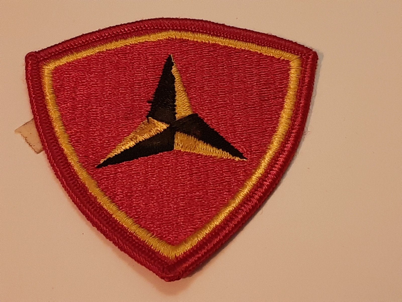 US Marine Corps  - 3rd Marine Division  / patch 75x78 mm., Ophalen of Verzenden, Marine, Amerika, Embleem of Badge