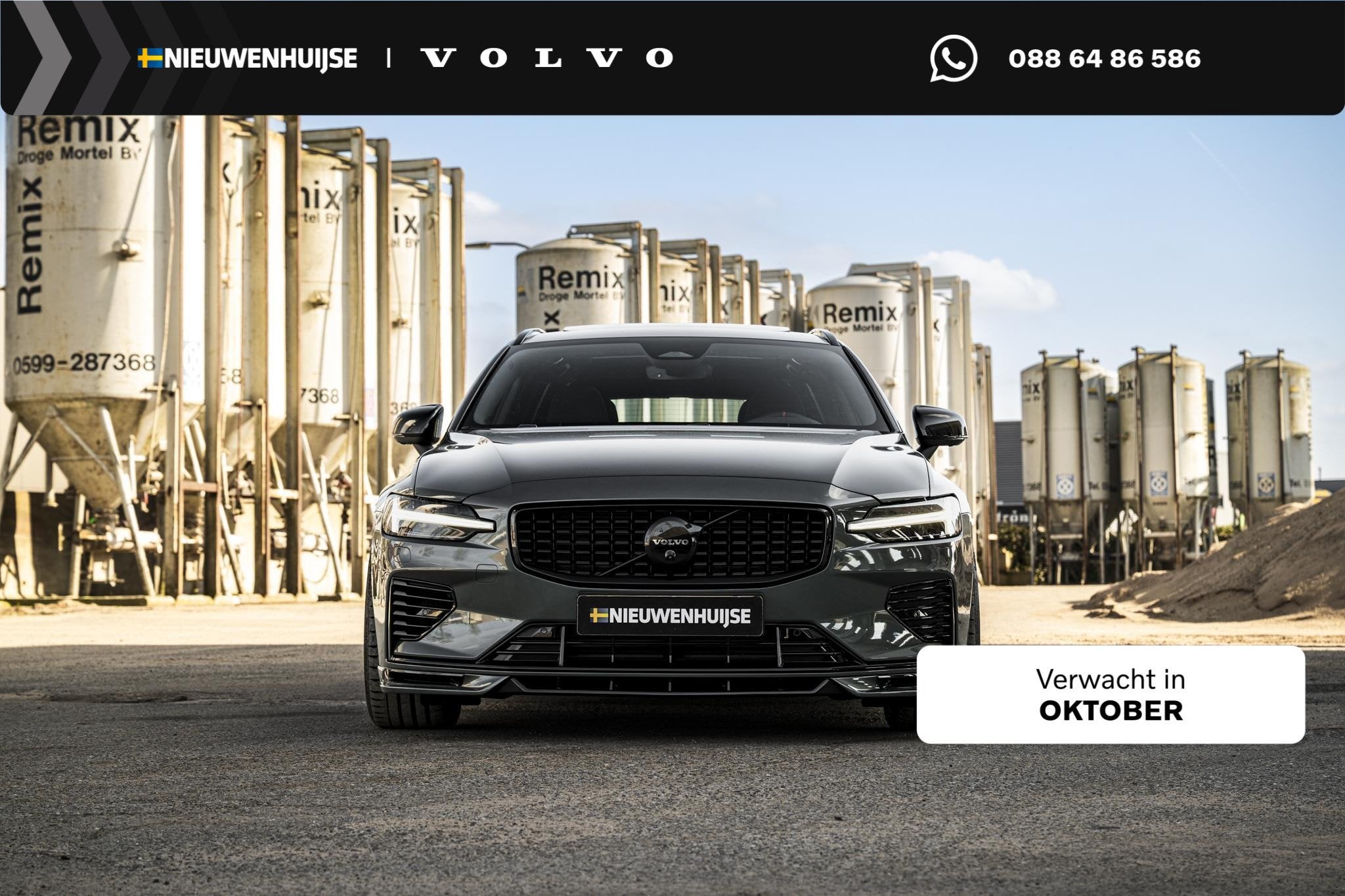 Volvo V60 2.0 T6 Plug-in hybrid AWD Ultra Dark | Adaptive Cr, Automaat, 12 maanden, Stof, Euro 6