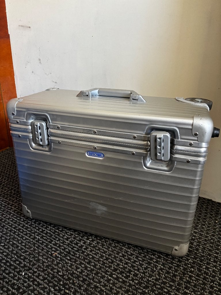 RIMOWA pilot /Cabin koffer, Ophalen of Verzenden, Gebruikt, Metaal, Wieltjes