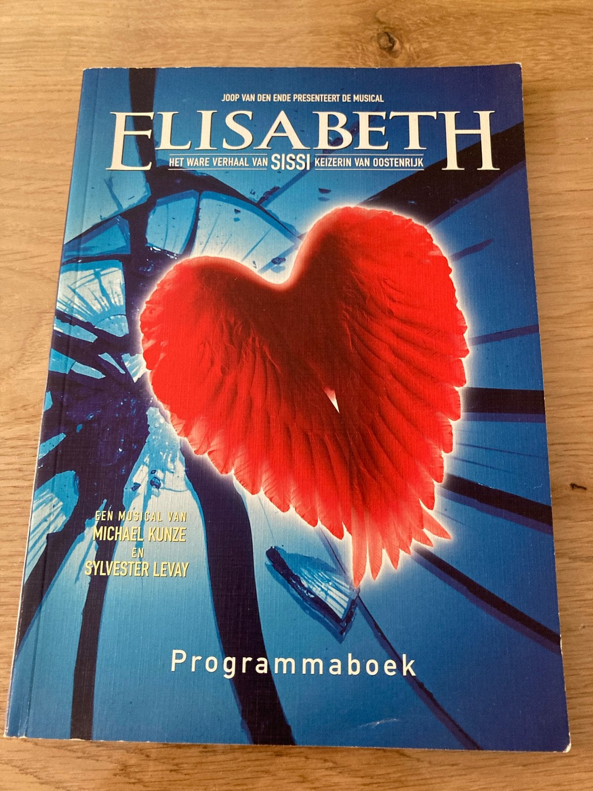 Programmaboekje musical Elisabeth, Ophalen of Verzenden