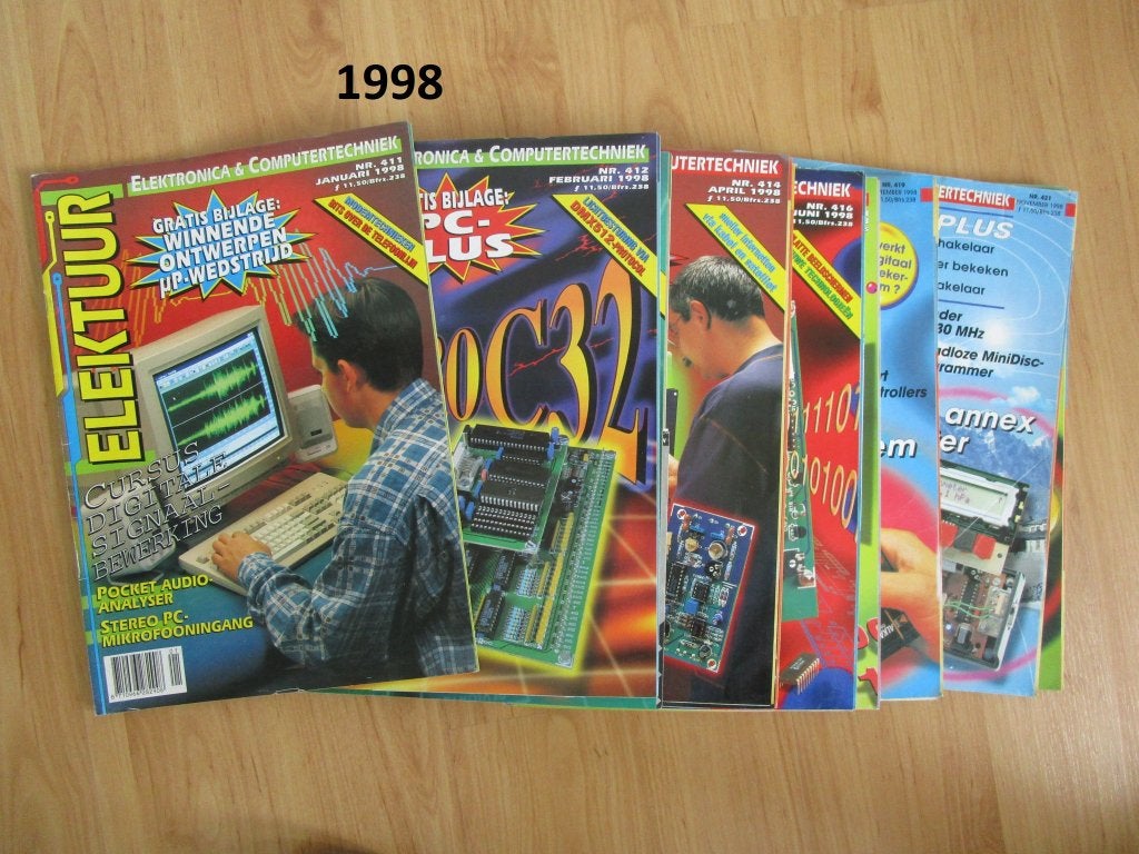 Tijdschrift Elektuur - jaargang 1998, Boeken, Tijdschriften en Kranten, Ophalen of Verzenden, Gelezen