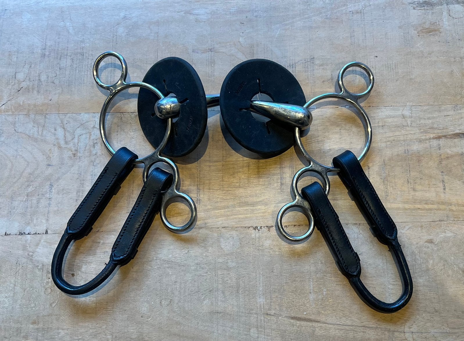 Pessoa bit enkel gebroken 12,5 cm, Overige disciplines, Zilver, Symmetrisch, Harry's Horse