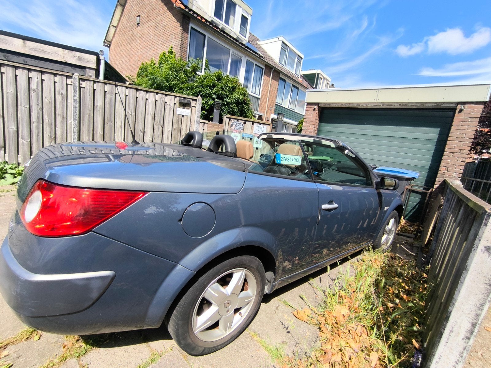 Renault Mégane 2.0 16V Autcom Cabrio Euro4 2007 Grijs, Auto's, Renault, Voorwielaandrijving, 1998 cc, 4 cilinders, Cabriolet