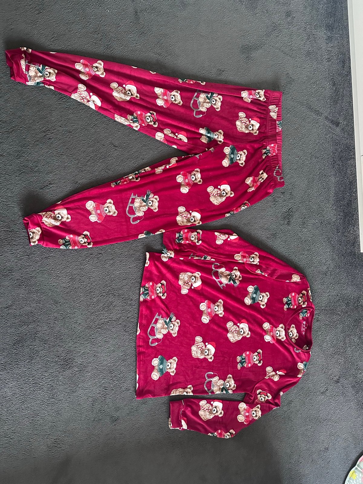 Primark pyjama met teddybeer print - Maat M, Ophalen of Verzenden, Nieuw, Maat 38/40 (M)