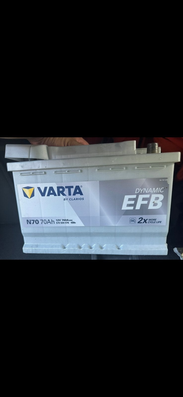 Varta Accu, Ophalen, Gebruikt