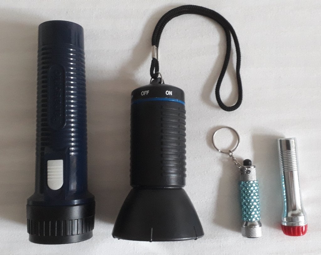 Set zaklantaarns, zaklamp, zaklantaarn, Ophalen of Verzenden, Gebruikt, Batterij