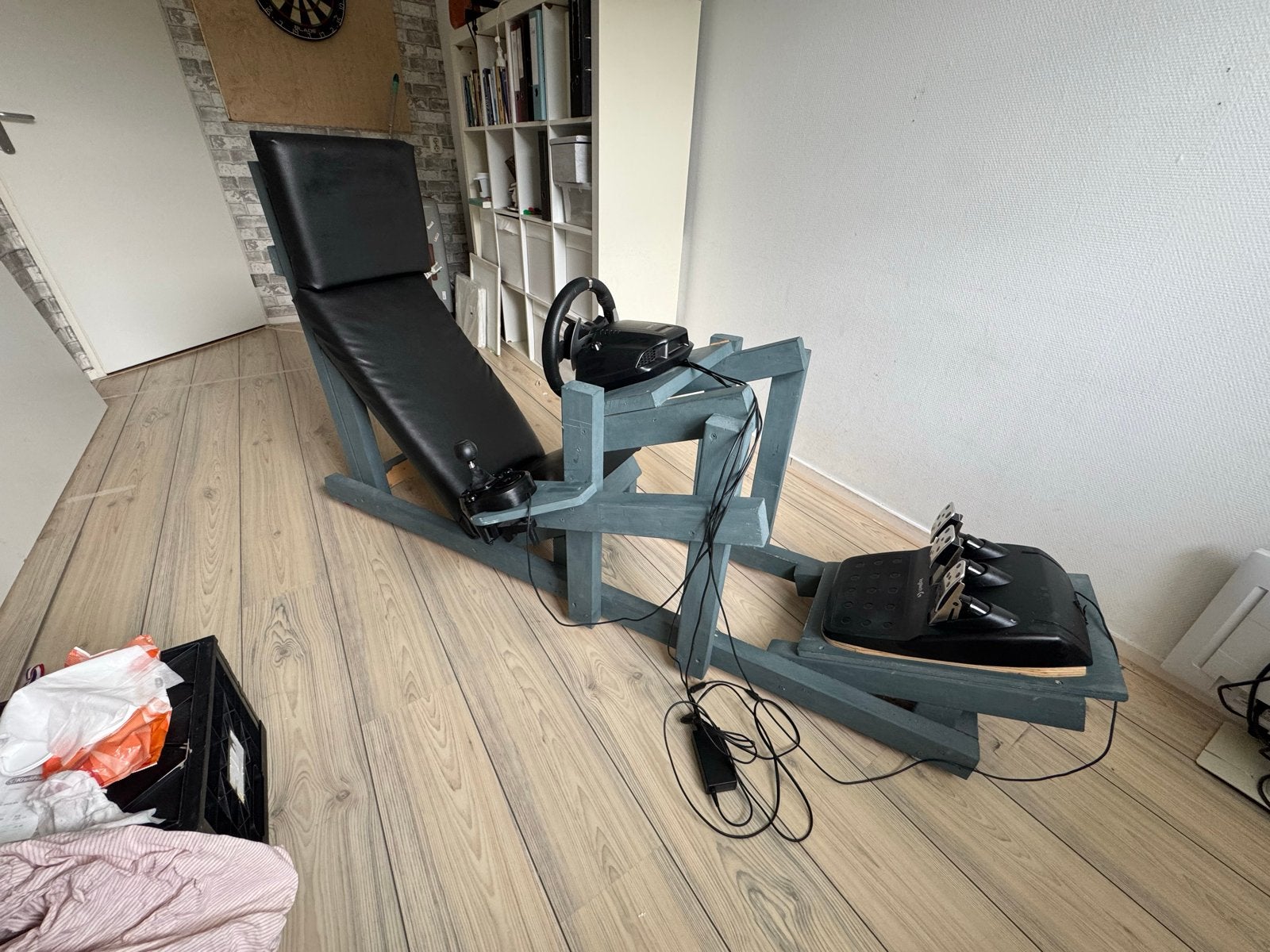 Logitech G920 met Shifter en comfortabele racestoel, Ophalen, Overige merken, Gebruikt