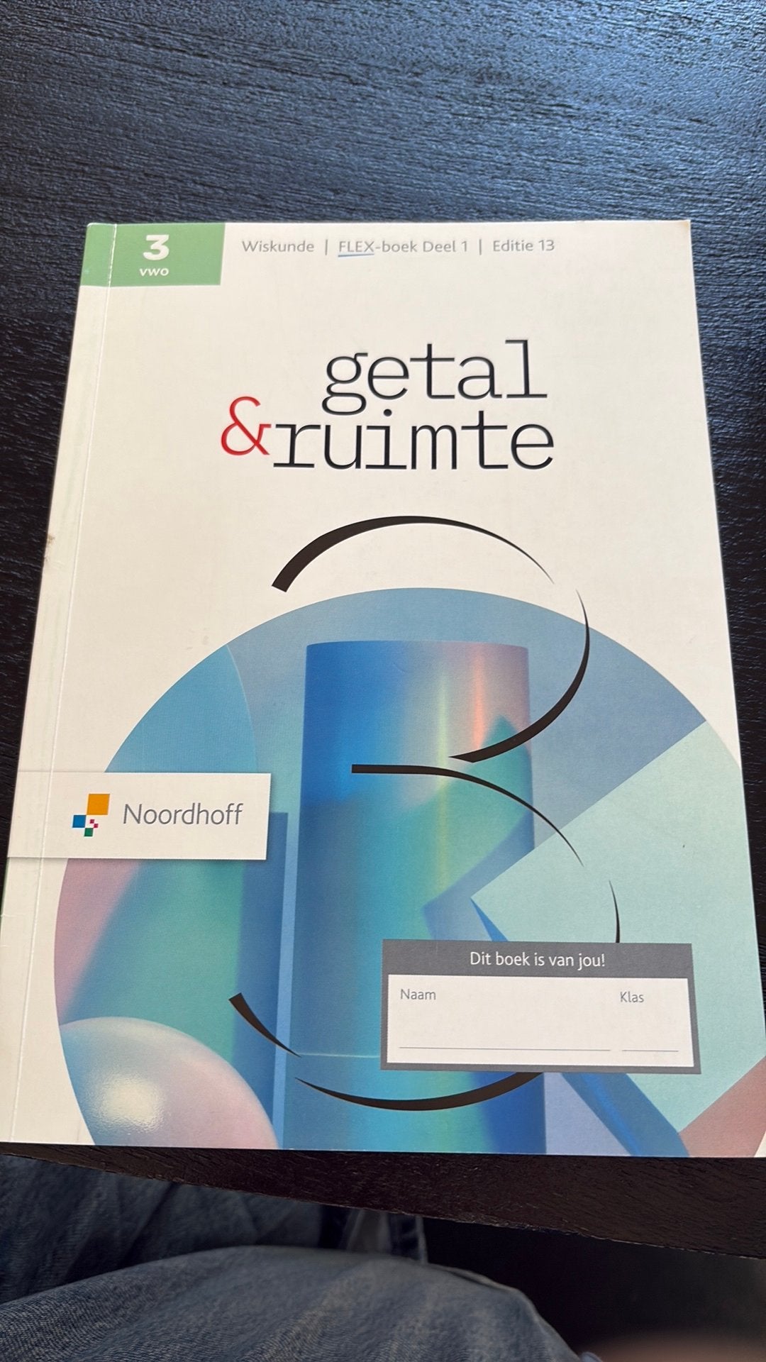 Nieuw getal en ruimte boek deel 1 editie 13 3vwo, Boeken, Ophalen of Verzenden, Zo goed als nieuw