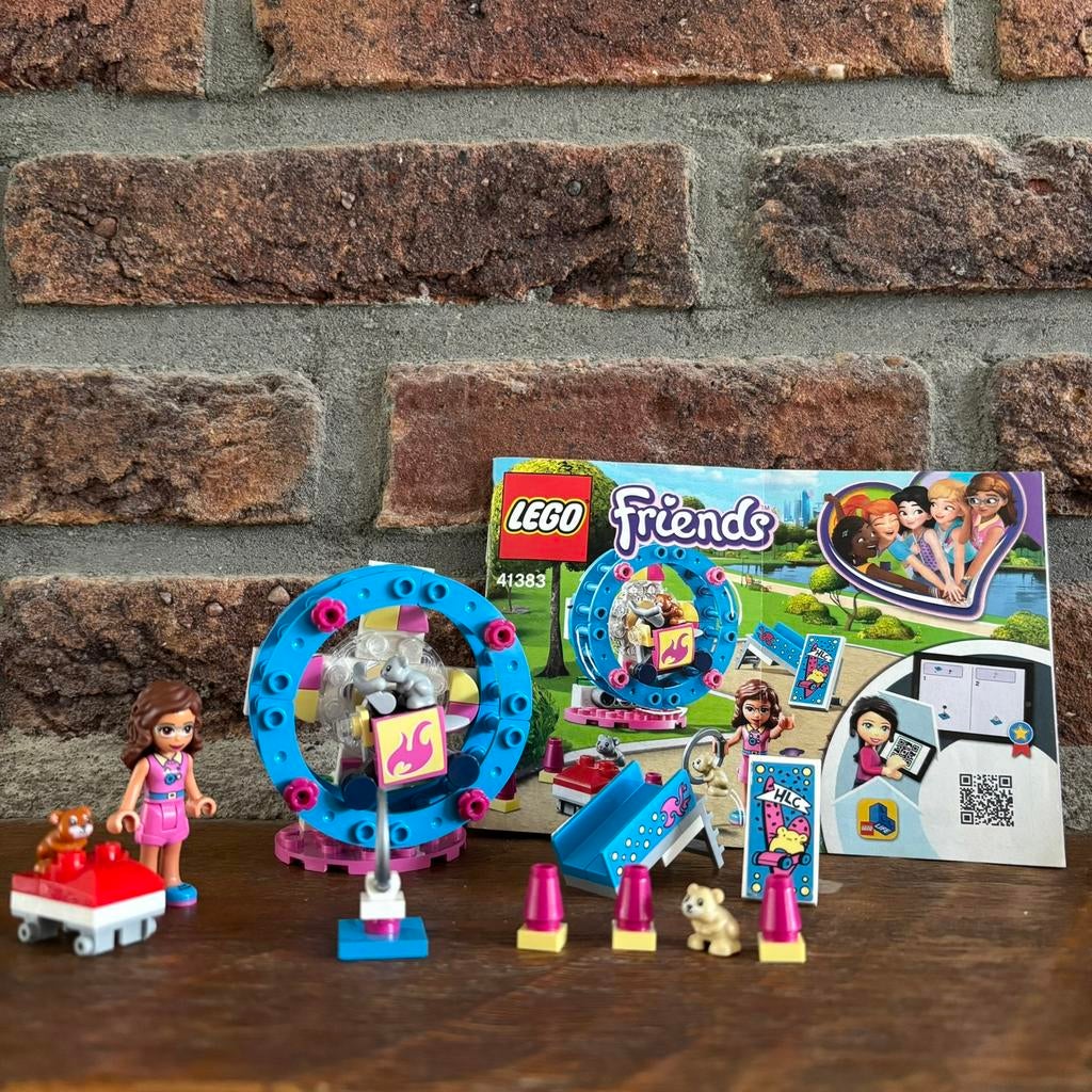 LEGO Friends - Olivia’s hamsterspeelplaats - 41383, Gebruikt, Lego, Friends, Ophalen of Verzenden