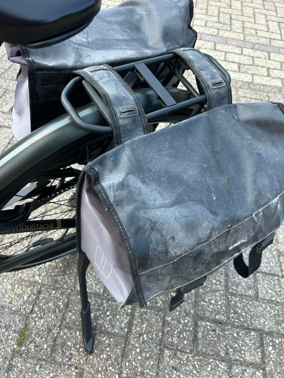 Basil dubbele fietstas - Gebruikt, Ophalen of Verzenden, Gebruikt