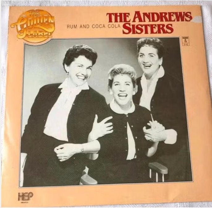 LP The Andrews Sisters Rum and Coca Cola 1981, LP, Ophalen of Verzenden, Zo goed als nieuw, Pop