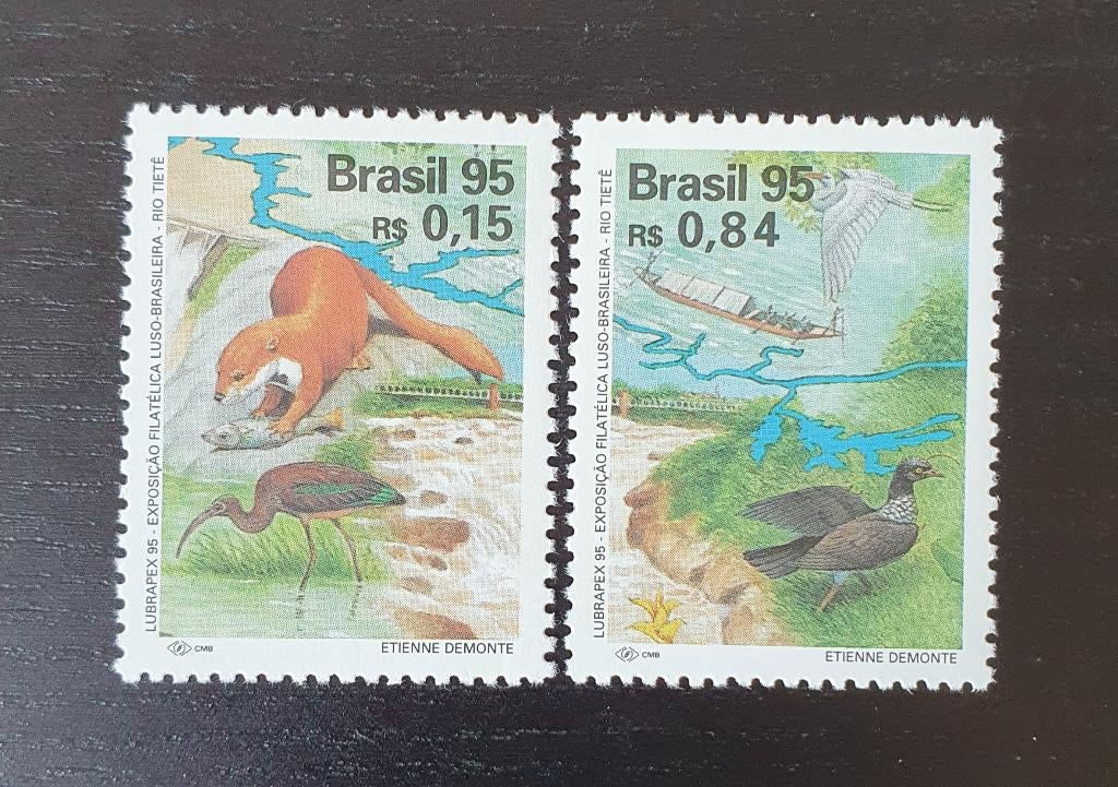 Brazilie 1995 Vogels Otter Michel 2664-2665 postfris, Verzenden, Postfris, Dier of Natuur