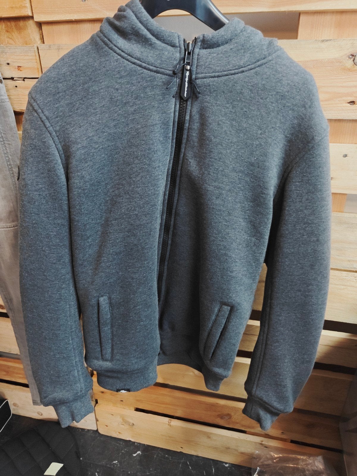 Grijze Motorhoodie L, Motoren, Ophalen of Verzenden, Nieuw zonder kaartje, Kinderen, Rusty Stiches