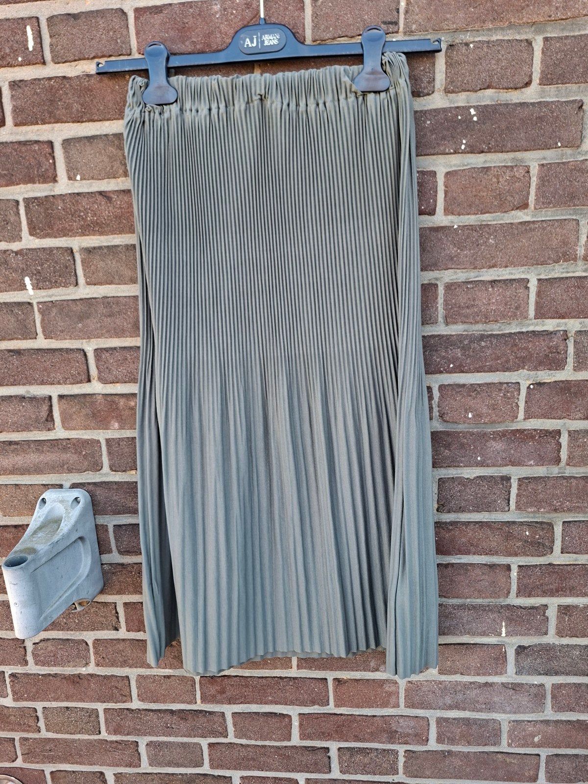 Plissé rok maat XS, Kleding | Dames, Rokken, Ophalen of Verzenden, Nieuw, Groen, Onder de knie
