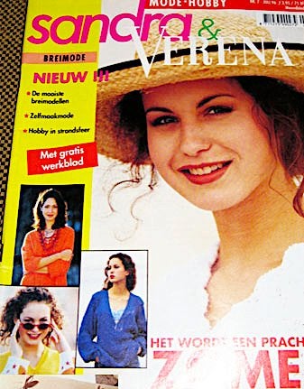 2 x sandra verena uit 1996 de nummers juli en december., Verzenden, Zo goed als nieuw, Breien of Haken, Patroon of Boek