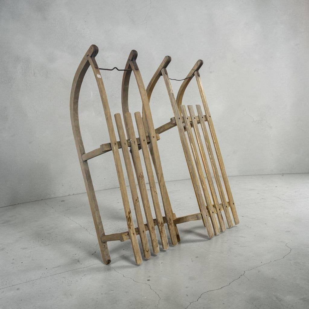 vintage houten slee, Ophalen, Noord-Brabant