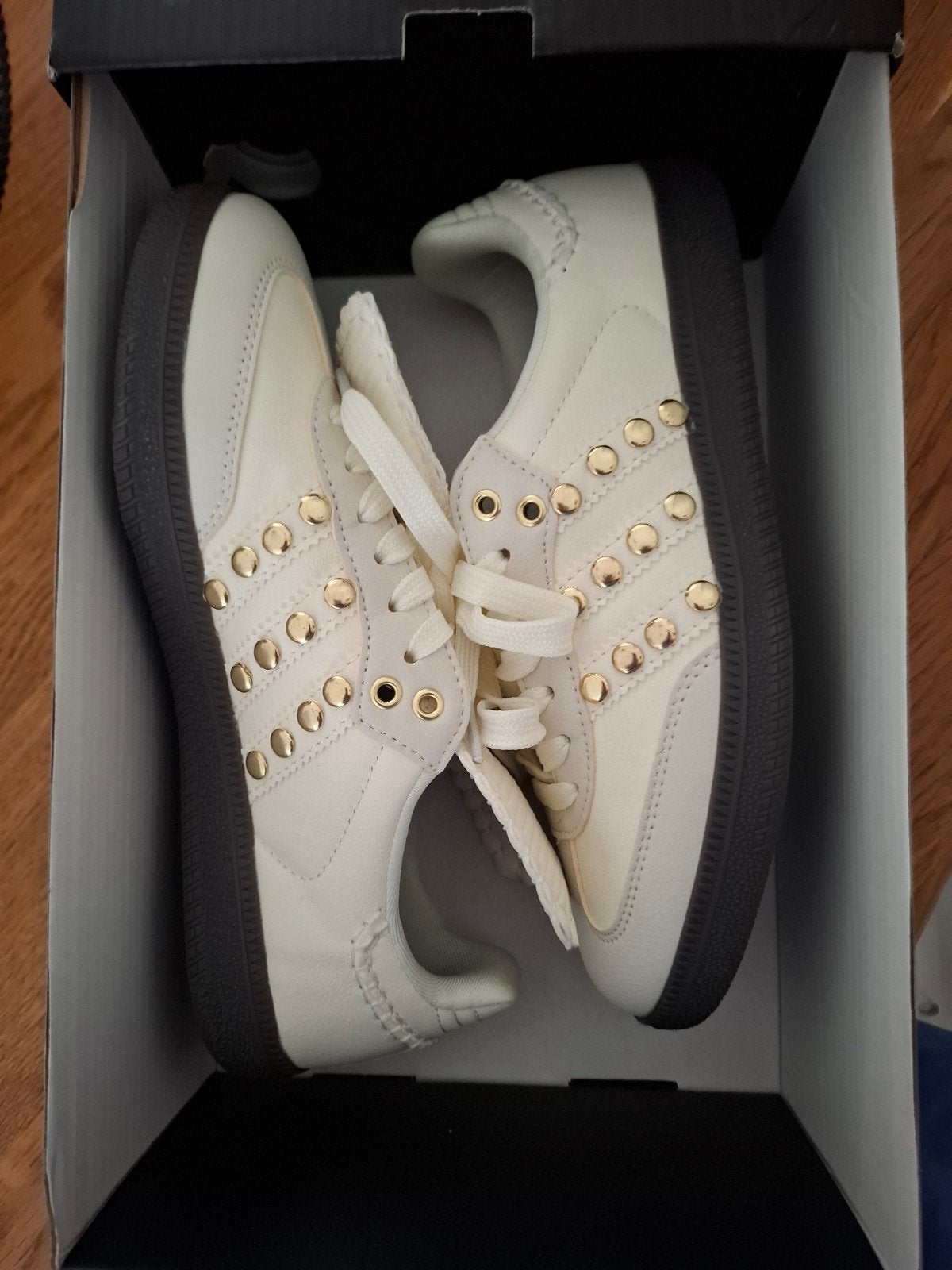 Adidas Samba Wales Bonner Cream Gold Studs, Kleding | Dames, Adidas, Beige, Nieuw, Ophalen of Verzenden