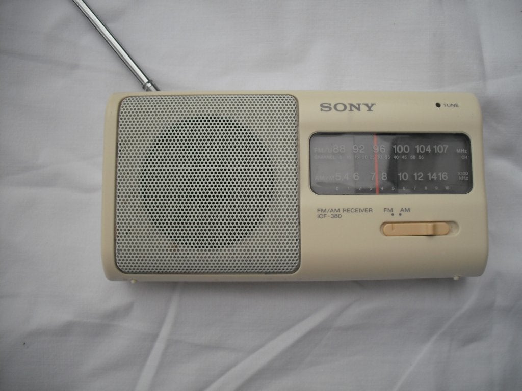 Sony ICF-380 mini vintage transistorradio, Ophalen of Verzenden