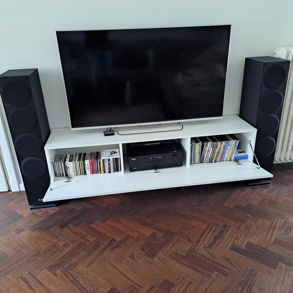Teufel T500 luidsprekers met reciever, 70 watt of meer, Zo goed als nieuw, Overige spelers, Ophalen