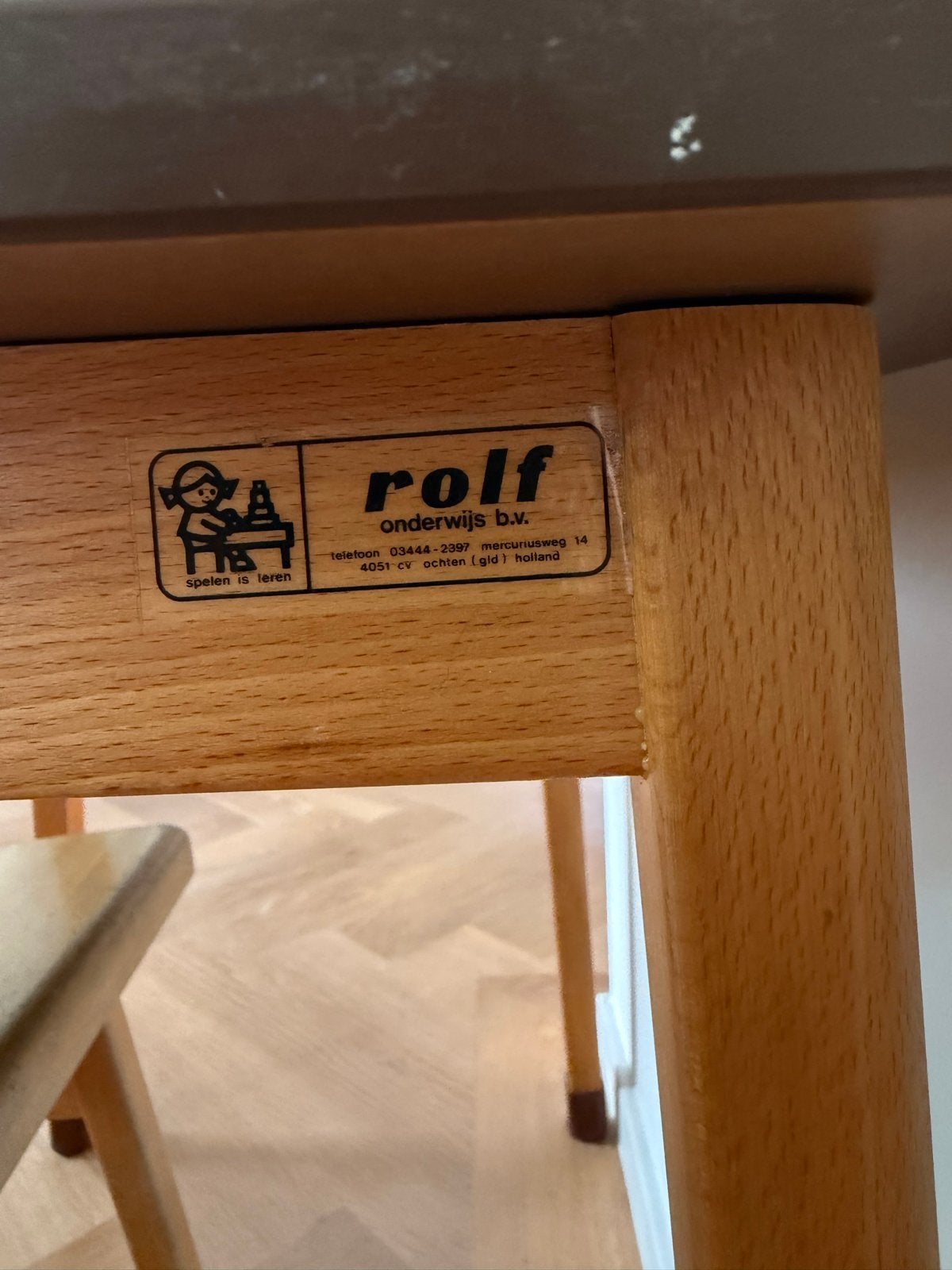 Rolf schooltafel met stoel - Ideaal bureau voor kinderen, Ophalen, Gebruikt, Tafel(s)