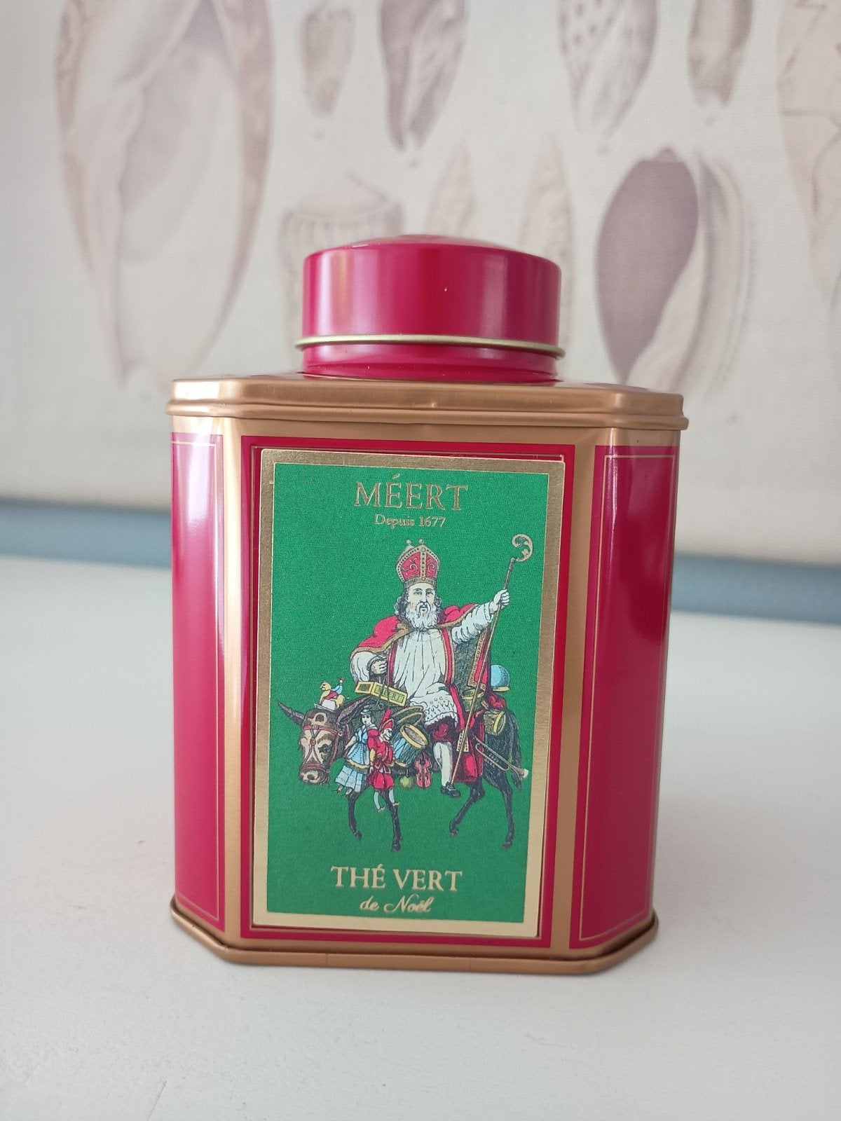Sint Nicolaas thee blikje, Ophalen of Verzenden, Gebruikt