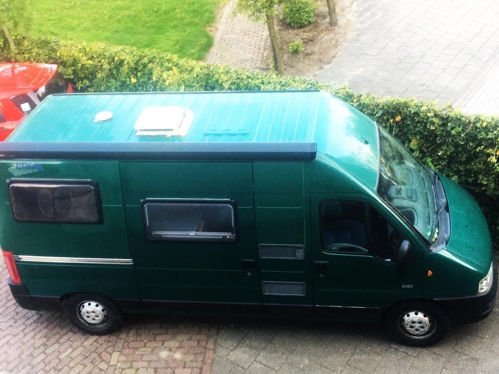 Pössl buscamper, 2004, 173.000 km, Caravans en Kamperen, Koelkast, Ringverwarming, Pössl, Luifel
