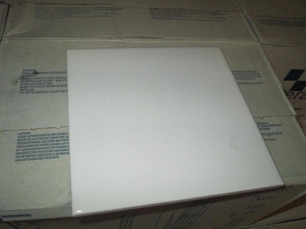 Tegel wand 15x15 cm Wit, Ophalen, Overige materialen, Wandtegels, Nieuw
