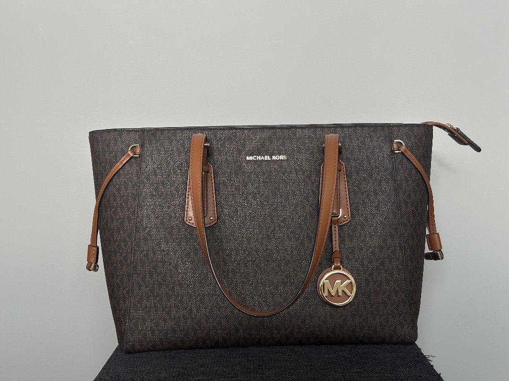 Michael Kors Handtas, Ophalen, Gebruikt, Bruin, Handtas