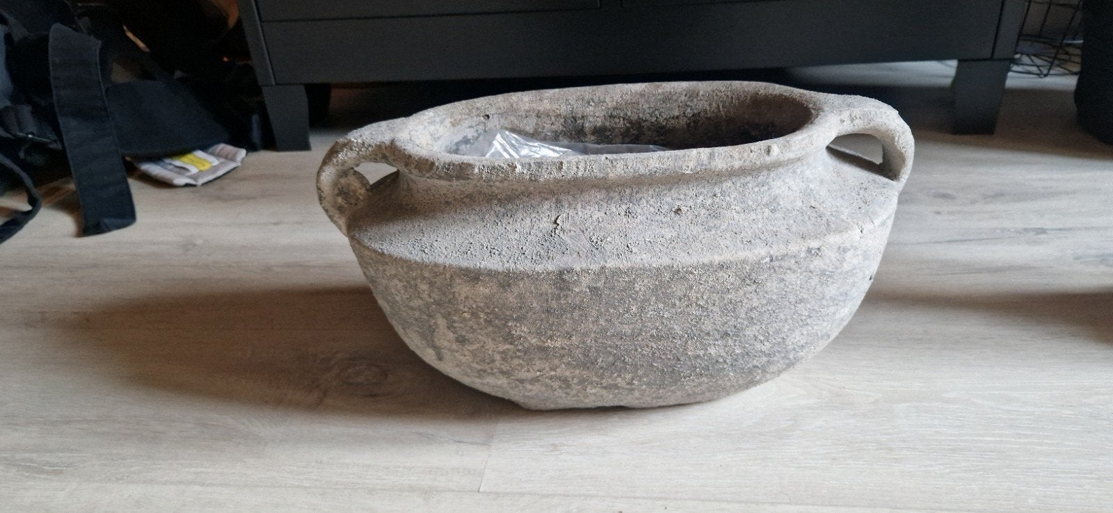 Bloempot, Ophalen, Brocante, Zo goed als nieuw, Grijs