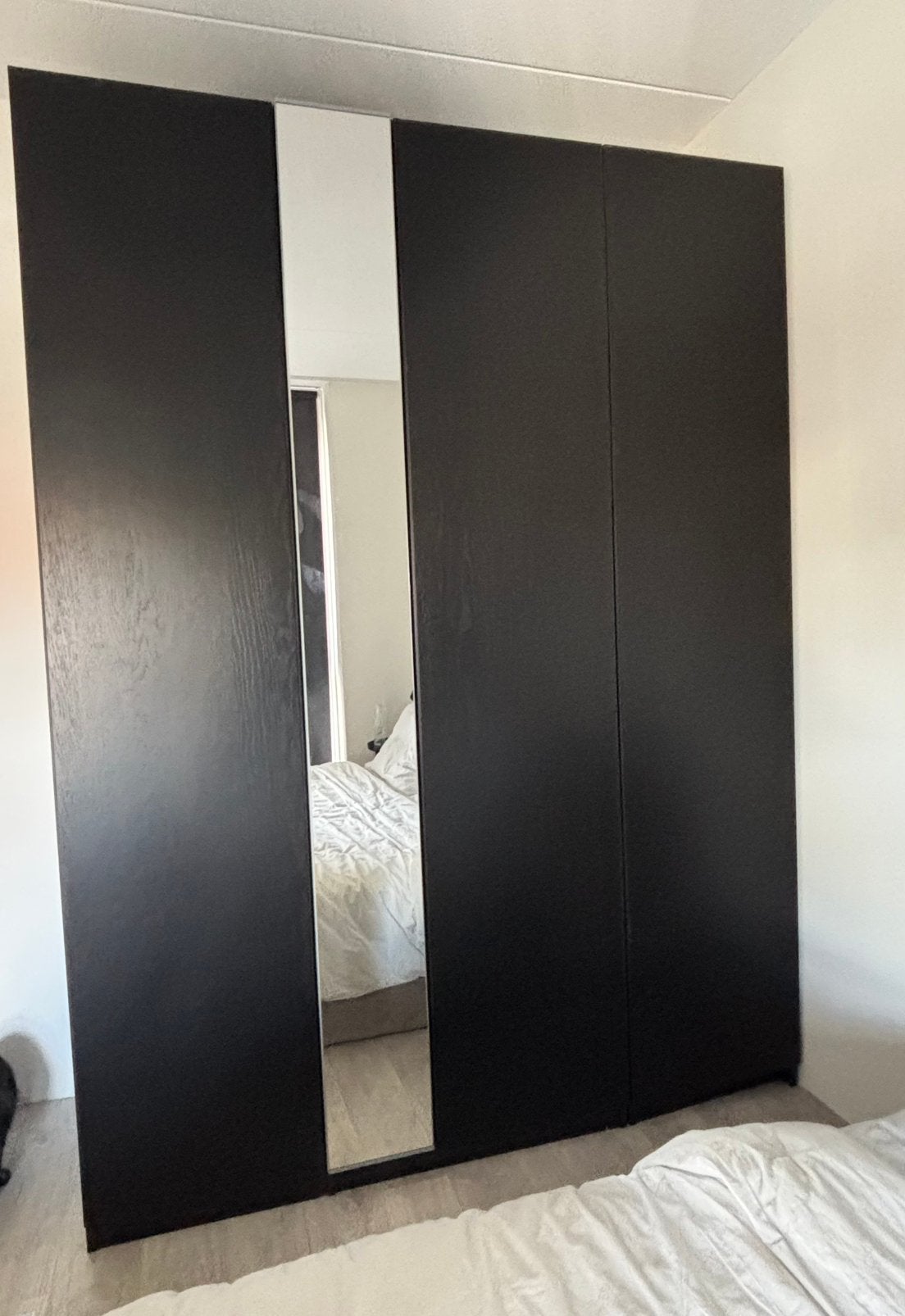 Gratis onderdelen zwart/bruine Pax kast Ikea, Ophalen, 200 cm of meer, 50 tot 100 cm, Zo goed als nieuw