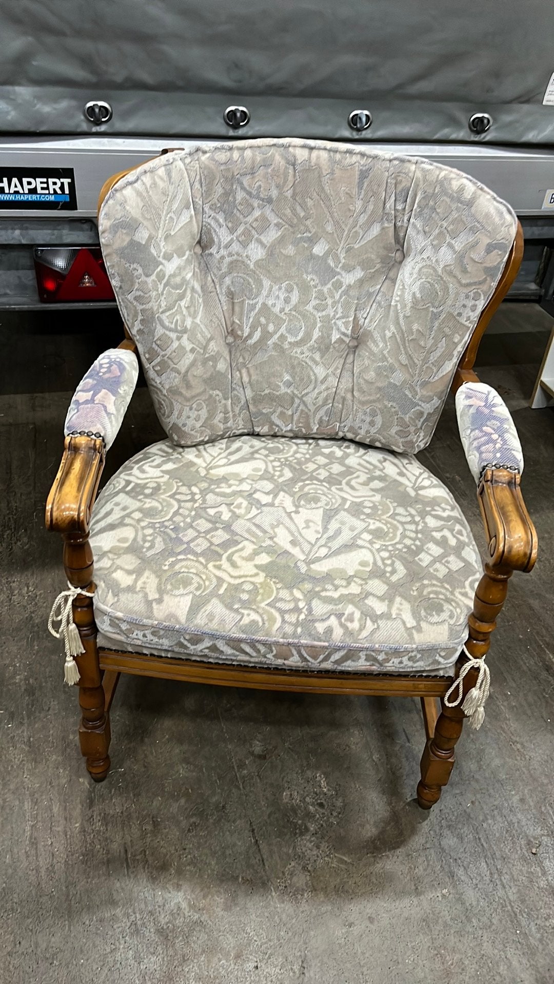 Vintage Eikenhouten Fauteuil WD-028 marktplaats nummer 101, Ophalen