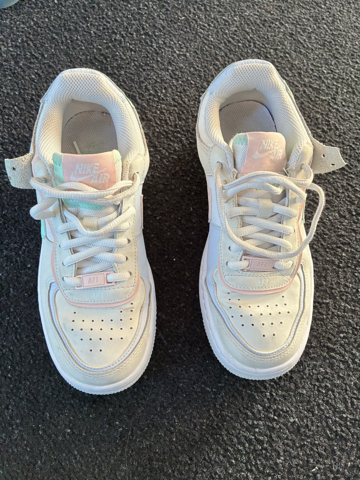 Nike Air Force 1 Shadow sneakers - Maat 37.5, Wit, Ophalen of Verzenden, Sneakers of Gympen, Zo goed als nieuw