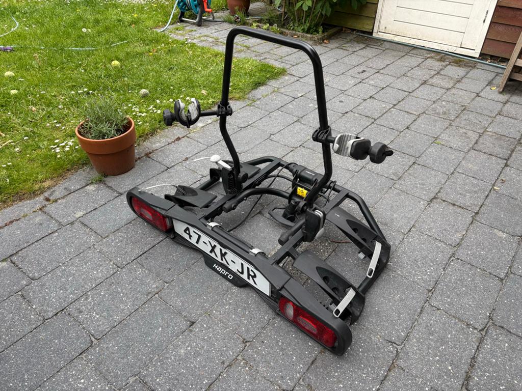 Hapro Atlas 2 - Premium E-Bike fietsendrager, Ophalen, Gebruikt, 2 fietsen, Trekhaakdrager