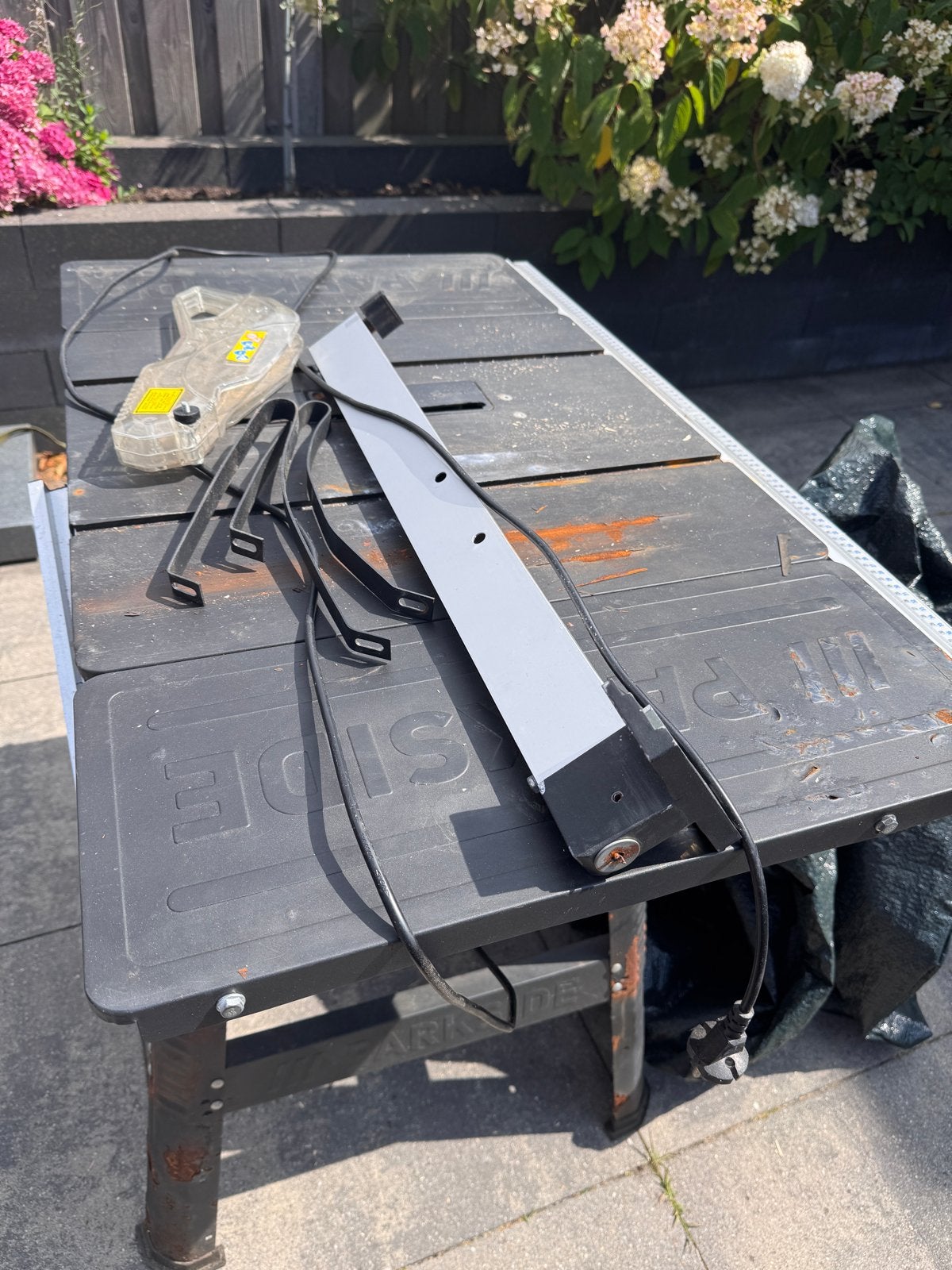Gebruikte Cirkelzaagtafel - parkside, Doe-het-zelf en Verbouw, Ophalen, Gebruikt, Cirkelzaag, 600 tot 1200 watt