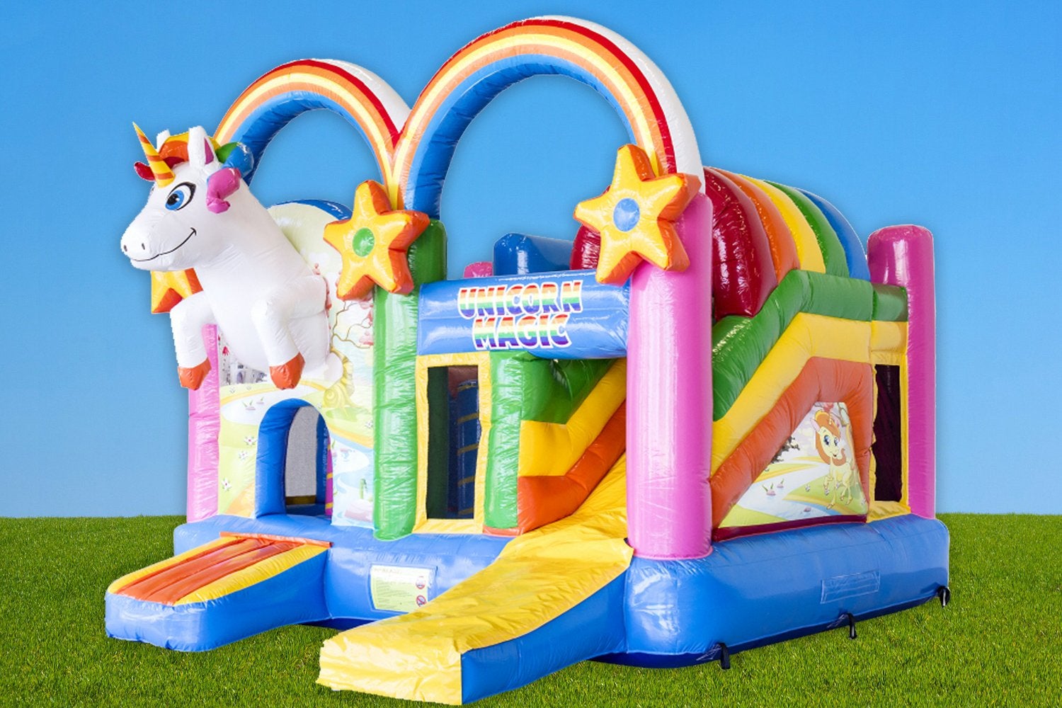 Springkussen unicorn large, Ophalen, Zo goed als nieuw