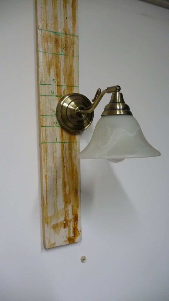 Prachtige Wandlamp, Ophalen of Verzenden, Zo goed als nieuw, Glas, Wandlamp