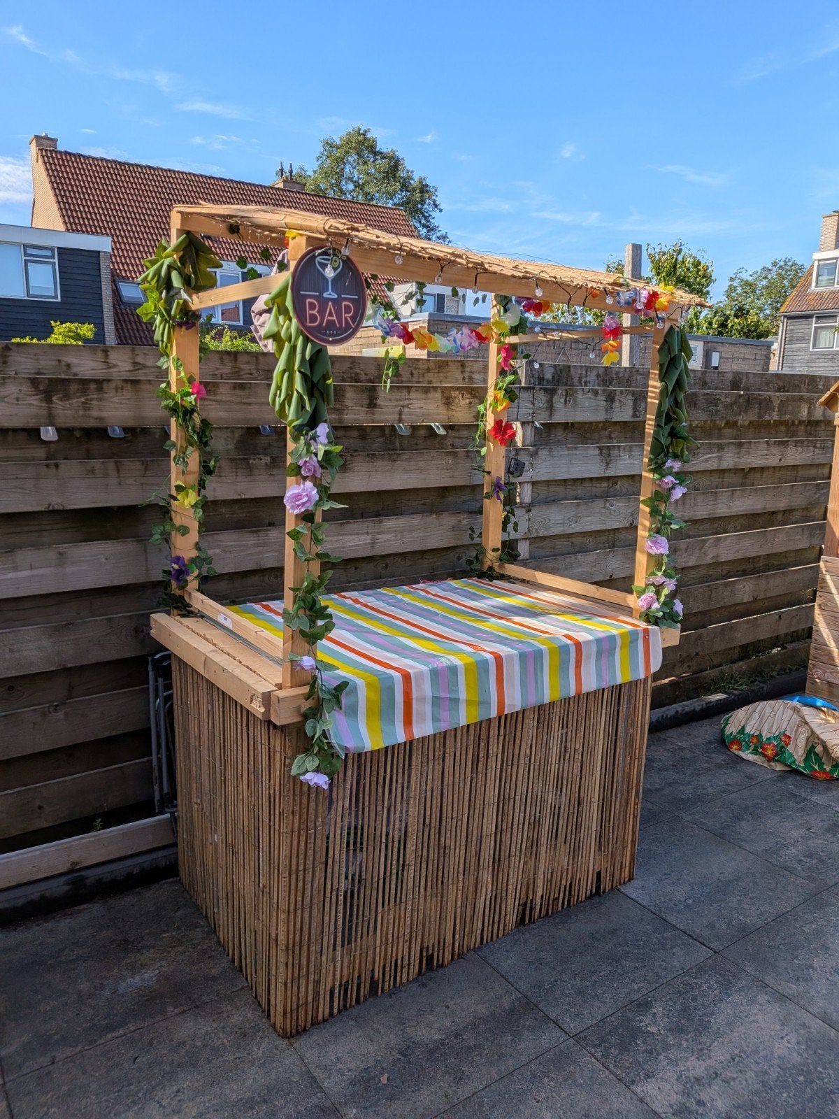 Tiki Bar voor Feestjes en Evenementen, Huis en Inrichting, Barren, Ophalen, Zo goed als nieuw