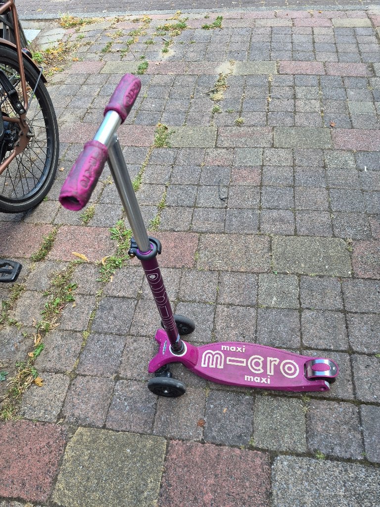 Stepje Micro Maxi paars, Fietsen en Brommers, Steps, Ophalen, Gebruikt, Gewone step, Micro Maxi