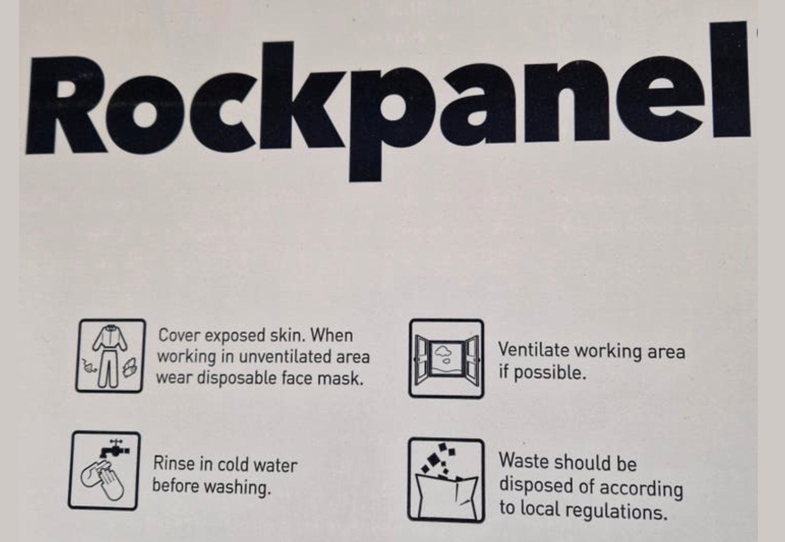 4 platen Rockpanel Ral 5010, Ophalen, Nieuw