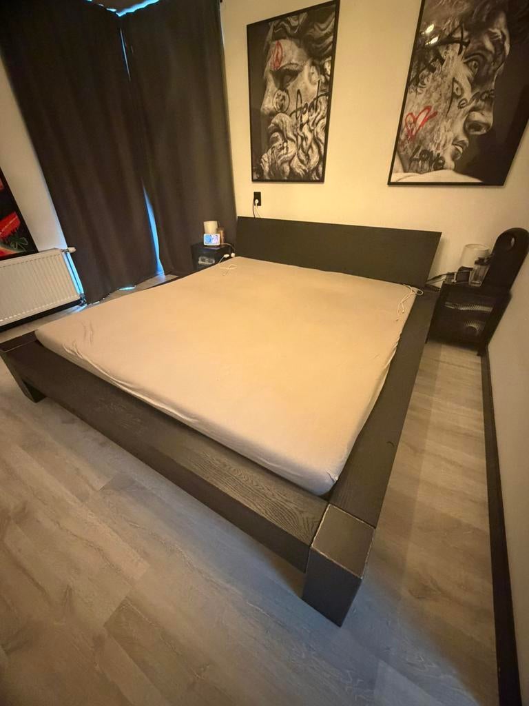 2persoon bed goossens, Huis en Inrichting, Slaapkamer | Boxsprings, Ophalen, Zo goed als nieuw, Tweepersoons